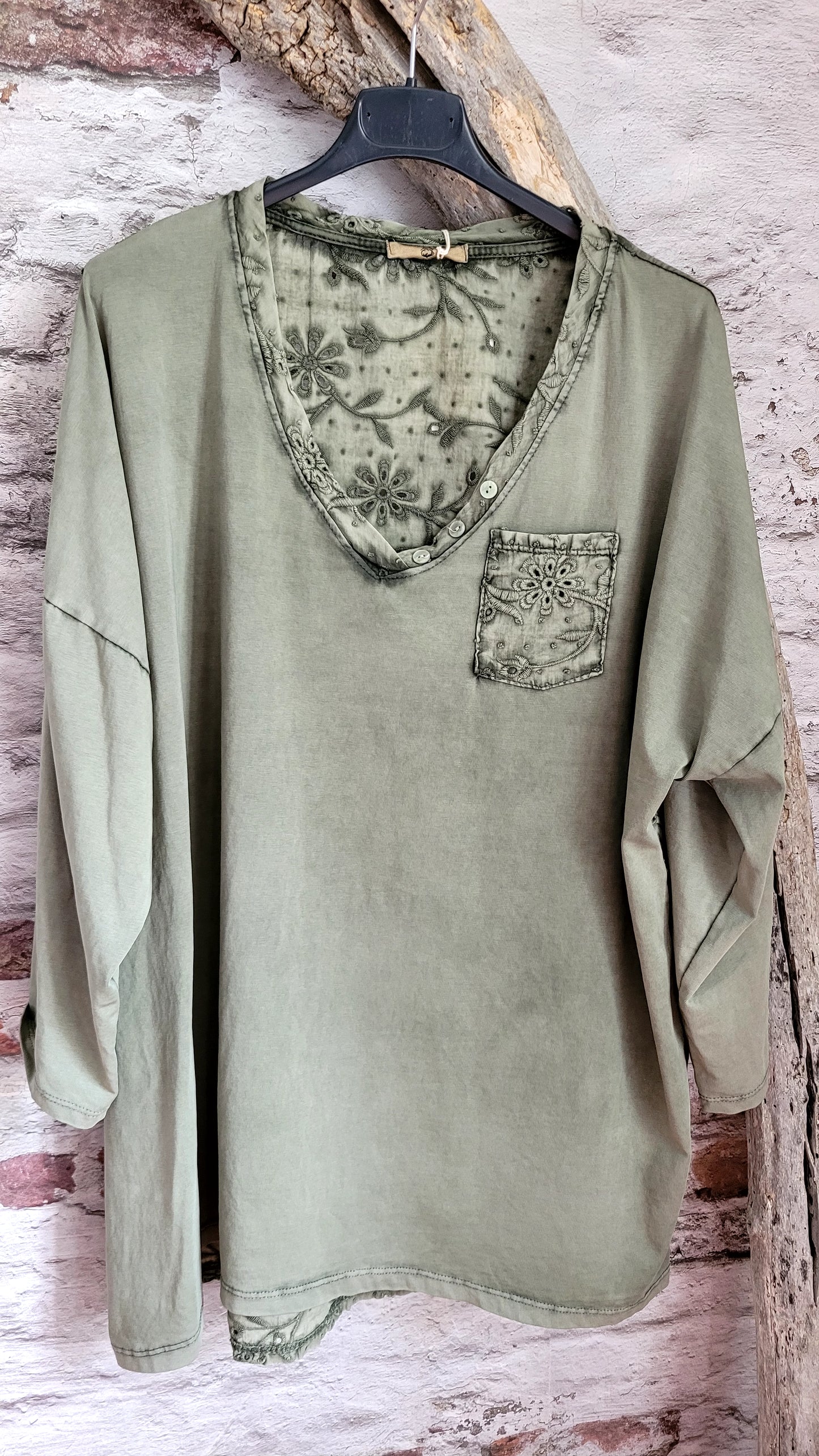 🖤 t-shirt "Broderie Douce"