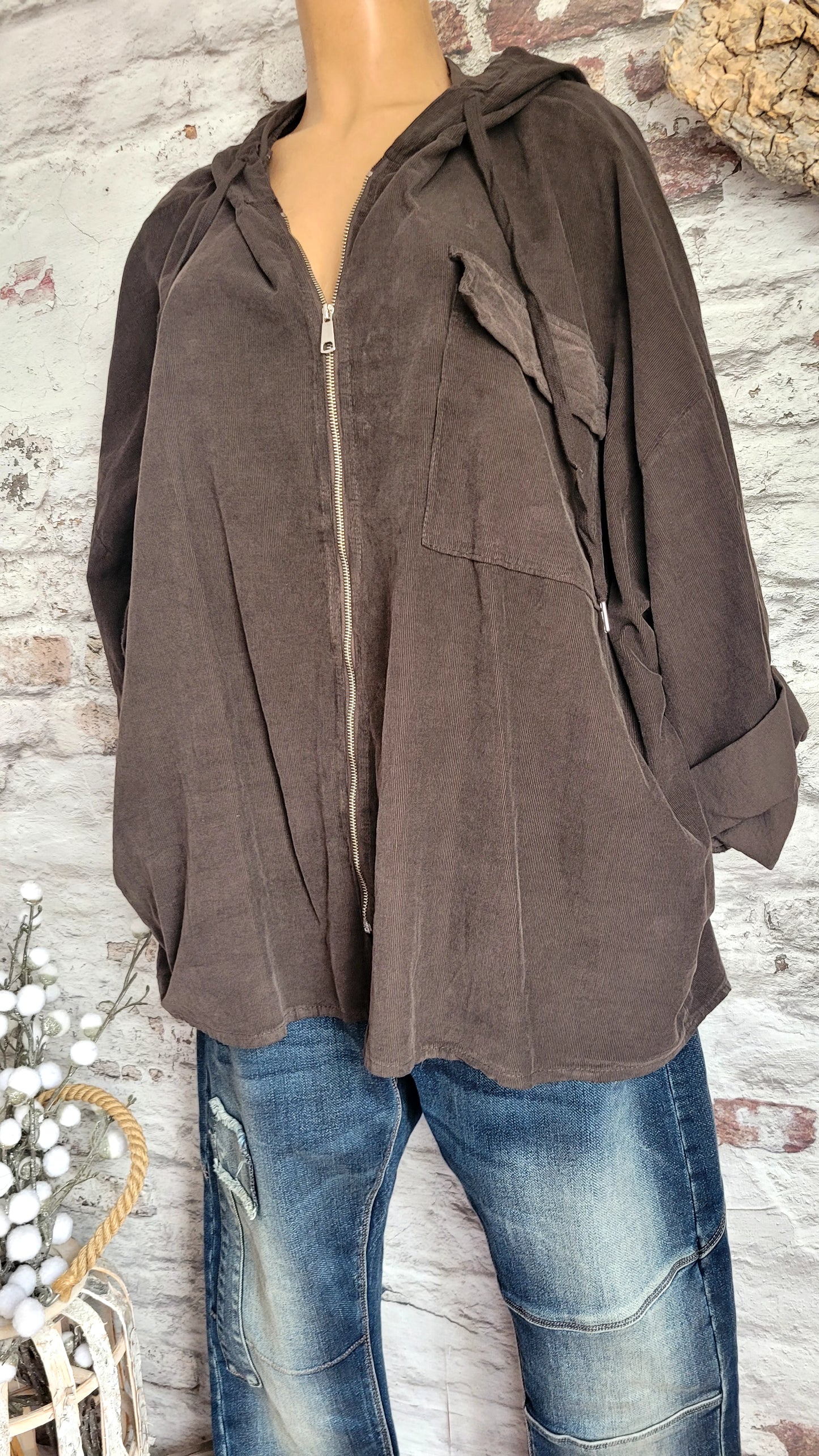 ♥️ VESTE EN VELOURS CÔTELÉ