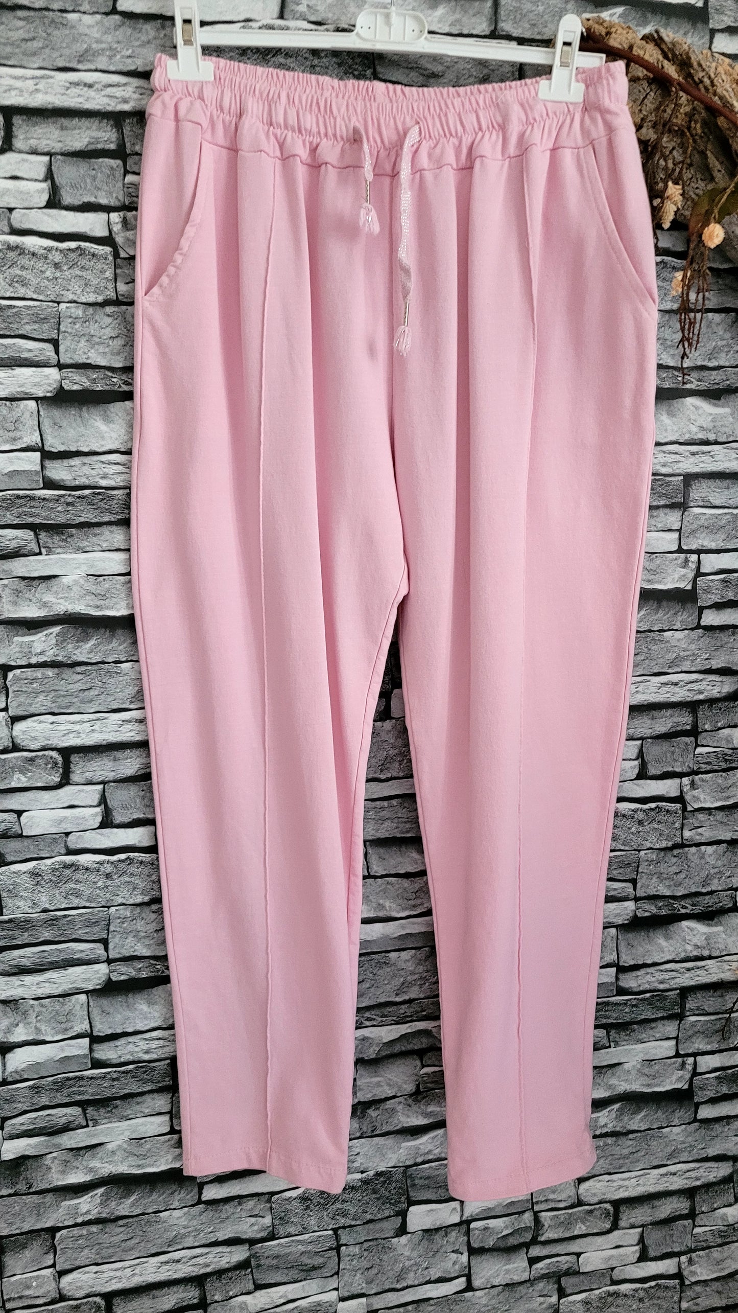 🎀Jogging fluide rose – Confort & style décontracté