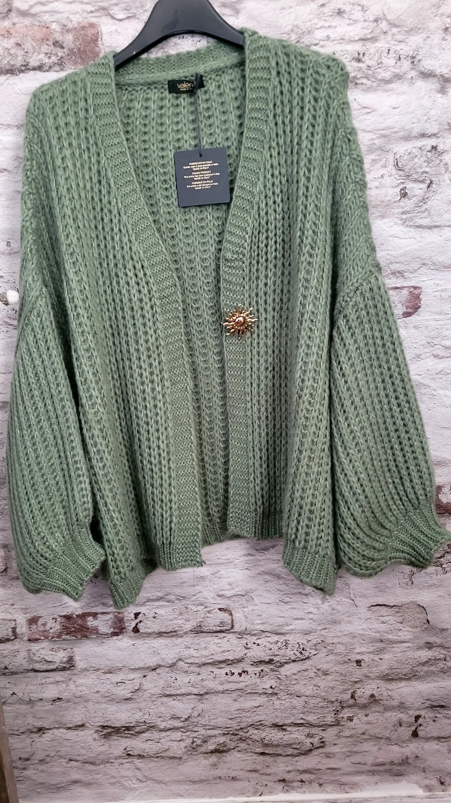 💚 Gilet Cocooning avec Broche Soleil