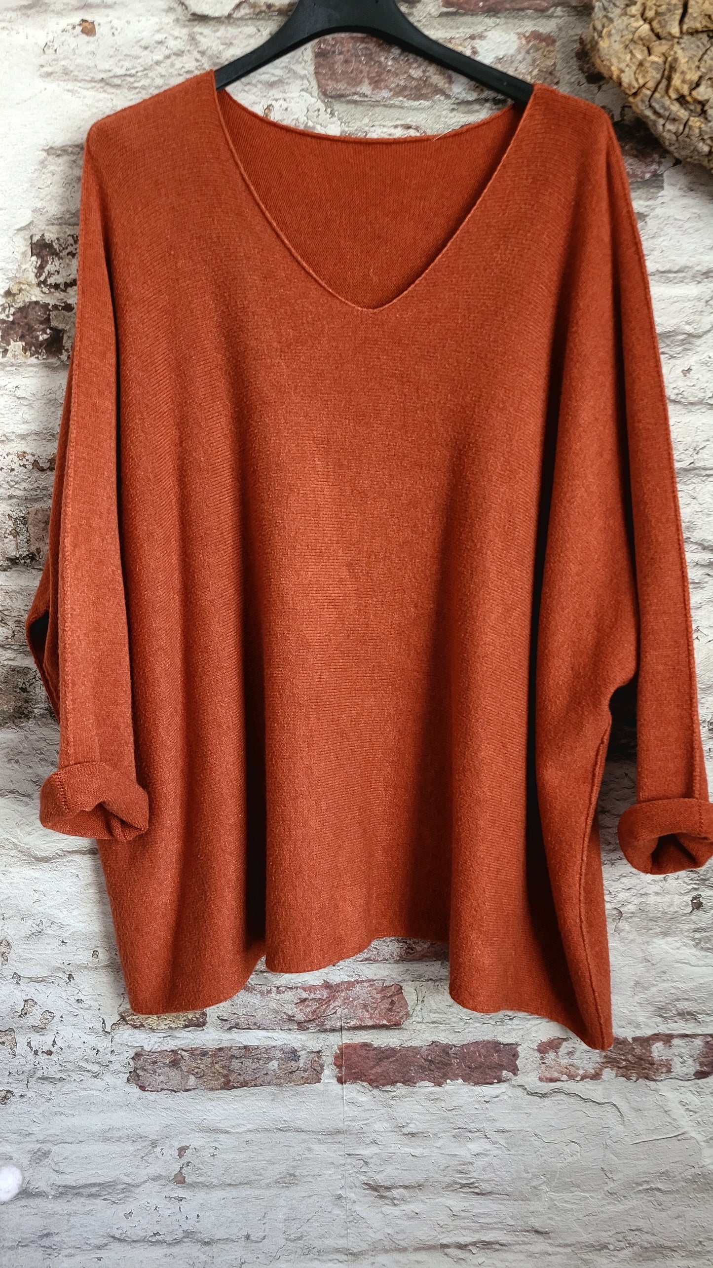 🍒 PULL OVERSIZE TERRACOTTA