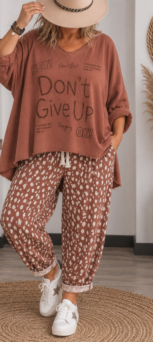 Pantalon Bohème Ample Imprimé